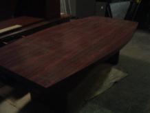 Used 8' Boat Shape Laminate Conference Table